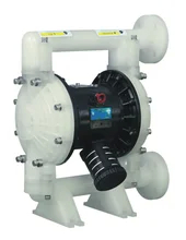 150GPM อัตราการไหลน้ํา ปั๊มแผ่นผ่าจุลินทรีย์ที่ใช้พลังงานอากาศที่มีร่างอัลลูมิเนียมทนทานและเบา