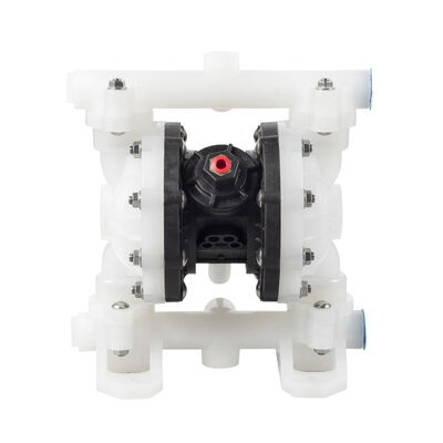 ปั๊มหมากระจกปนิวเมติก ความดันสูงสุด 100psi และหมากระจก PTFE สําหรับการบําบัดน้ําเสีย