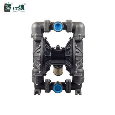 2" อลูมิเนียม Pneumatic Double Diaphragm ปั๊ม 120 Psi การไหลของขนาดใหญ่สําหรับการแปรรูปและการบํารุงน้ําเสีย
