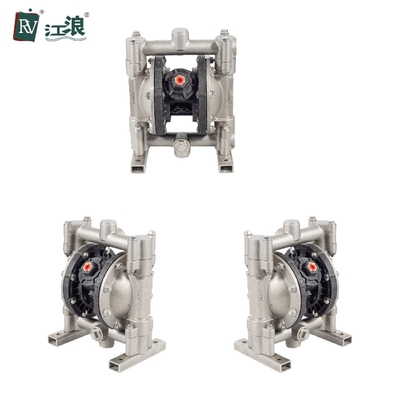 ไมโครกรดเคมีสแตนเลสปั๊มไดอะแฟรมคู่ Air Operated 3/4"