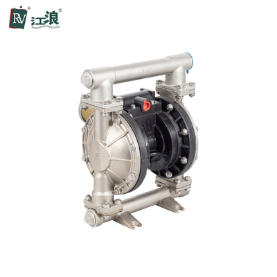ปั๊มสุญญากาศไดอะแฟรมสแตนเลสถ่ายโอนกรดซัลฟูริกพร้อม PP Air Center 1Inch