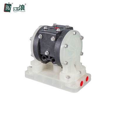 PVDF 1/4 นิ้วแรงดันต่ำนิวเมติกไดอะแฟรมปั๊ม Water Oil Lotion Transfer