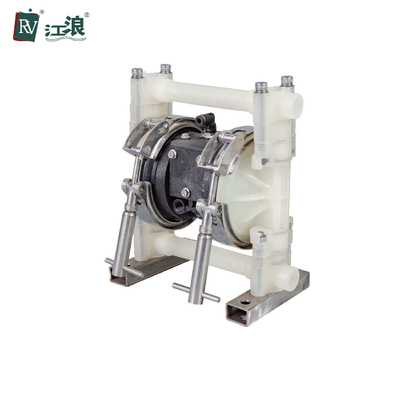 3/8 '' โพรพิลีนนิวเมติกไดอะแฟรมปั๊มดูดยกสูง PVDF Body