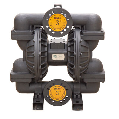 ปั๊มไดอะแฟรมแบบใช้ลมประสิทธิภาพสูง อัตราการไหล 1022 ลิตร/นาที แรงดันสูงสุด 120 psi วัสดุเหล็กหล่อเหนียว