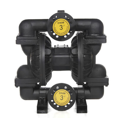 ปั๊มไดอะแฟรมเหล็กหล่อเหนียวขนาด 3 นิ้ว แรงดันสูงสุด 120 psi สำหรับงานอุตสาหกรรม