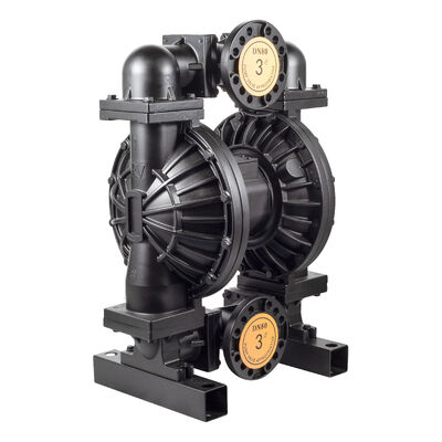 ปั๊มไดอะแฟรมคู่แบบใช้ลม ขนาด 3 นิ้ว พร้อมโครงสร้างเหล็กเหนียว อัตราการไหล 270 GPM สำหรับงานอุตสาหกรรม