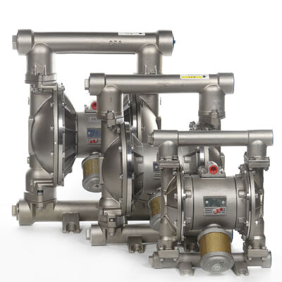 ปั๊มไดอะแฟรมสแตนเลสพร้อมแหล่งพลังงานลมสำหรับการบำบัดน้ำเสียและการชลประทาน