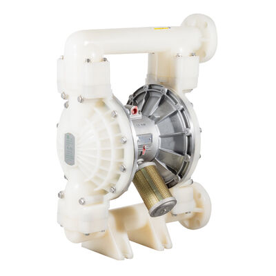 ปั๊ม PTFE PVDF ปั๊มแผ่นผ่าสองแบบแบบปนูเมติก ด้วยอัตราการไหลของ 570L/M สําหรับการโอนสารเคมี