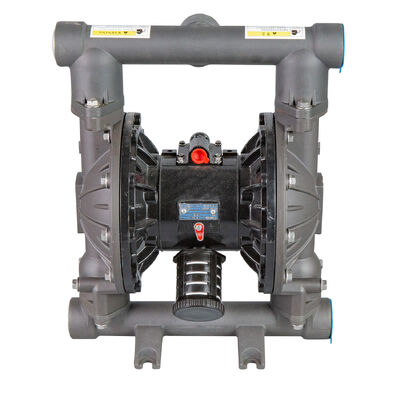 ปั๊มไดอะแฟรมลมอลูมิเนียม อัตราการไหล 340 ลิตร/นาที และแรงดันสูงสุด 120 psi