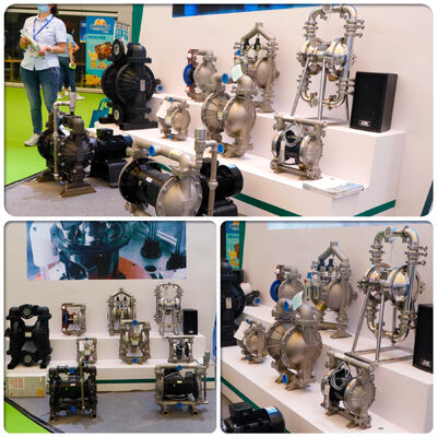 ปั๊มแผ่นผนังอัลลูมิเนียมแบบปนิวเมติก มีอัตราการไหลของ 57L/M สําหรับการใช้งานในอุตสาหกรรม