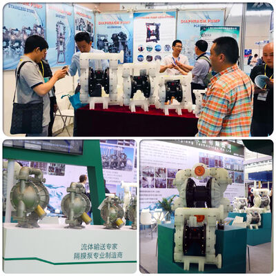 ปั๊มแผ่นผนังอัลลูมิเนียมแบบปนิวเมติก มีอัตราการไหลของ 57L/M สําหรับการใช้งานในอุตสาหกรรม