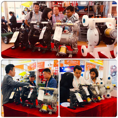 ปั๊มแผ่นผนังอัลลูมิเนียมแบบปนิวเมติก มีอัตราการไหลของ 57L/M สําหรับการใช้งานในอุตสาหกรรม