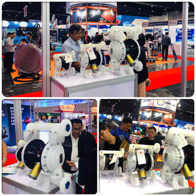 ปั๊มแผ่นฉากอัลลูมิเนียมที่ทํางานด้วยอากาศที่มีอัตราการไหลของ 57L/M สําหรับการบําบัดน้ํา