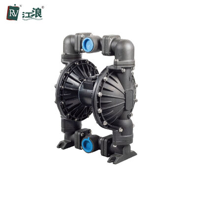 2" อลูมิเนียม Pneumatic Double Diaphragm ปั๊ม 120 Psi การไหลของขนาดใหญ่สําหรับการแปรรูปและการบํารุงน้ําเสีย