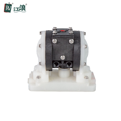 ปั๊มสุญญากาศไดอะแฟรมคู่แบบใช้อากาศ 1/4 &quot;Pp Corrosive Liquid Conveying