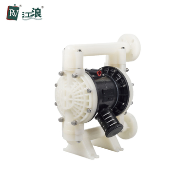ปั๊มไดอะแฟรมคู่แบบไฮดรอลิกอากาศเชื่อมต่อด่วน 1 นิ้ว 40 Gpm PVDF