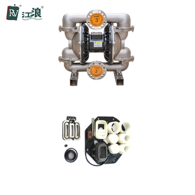 ปั๊มไดอะแฟรมโพลีโพรพีลีน 3in สแตนเลส 270gpm 120psi