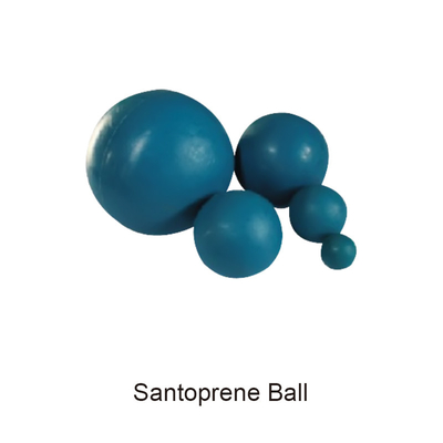 3/4 "1" ชิ้นส่วนปั๊มไดอะแฟรมคู่ Santoprene Ball