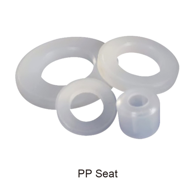 1 &quot;2&quot; 3 &quot;ชิ้นส่วนปั๊มไดอะแฟรมไฟฟ้า PP Ball Seat