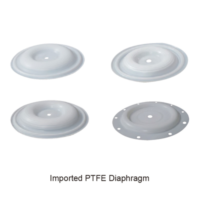 Ptfe เคลือบไดอะแฟรมเทฟลอน 3 นิ้วชิ้นส่วนปั๊มไดอะแฟรม