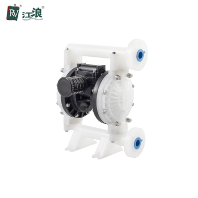 1&quot; ปั๊มไดอะแฟรมพลาสติก PVDF สำหรับการถ่ายเทของเหลวเคมี 40gpm